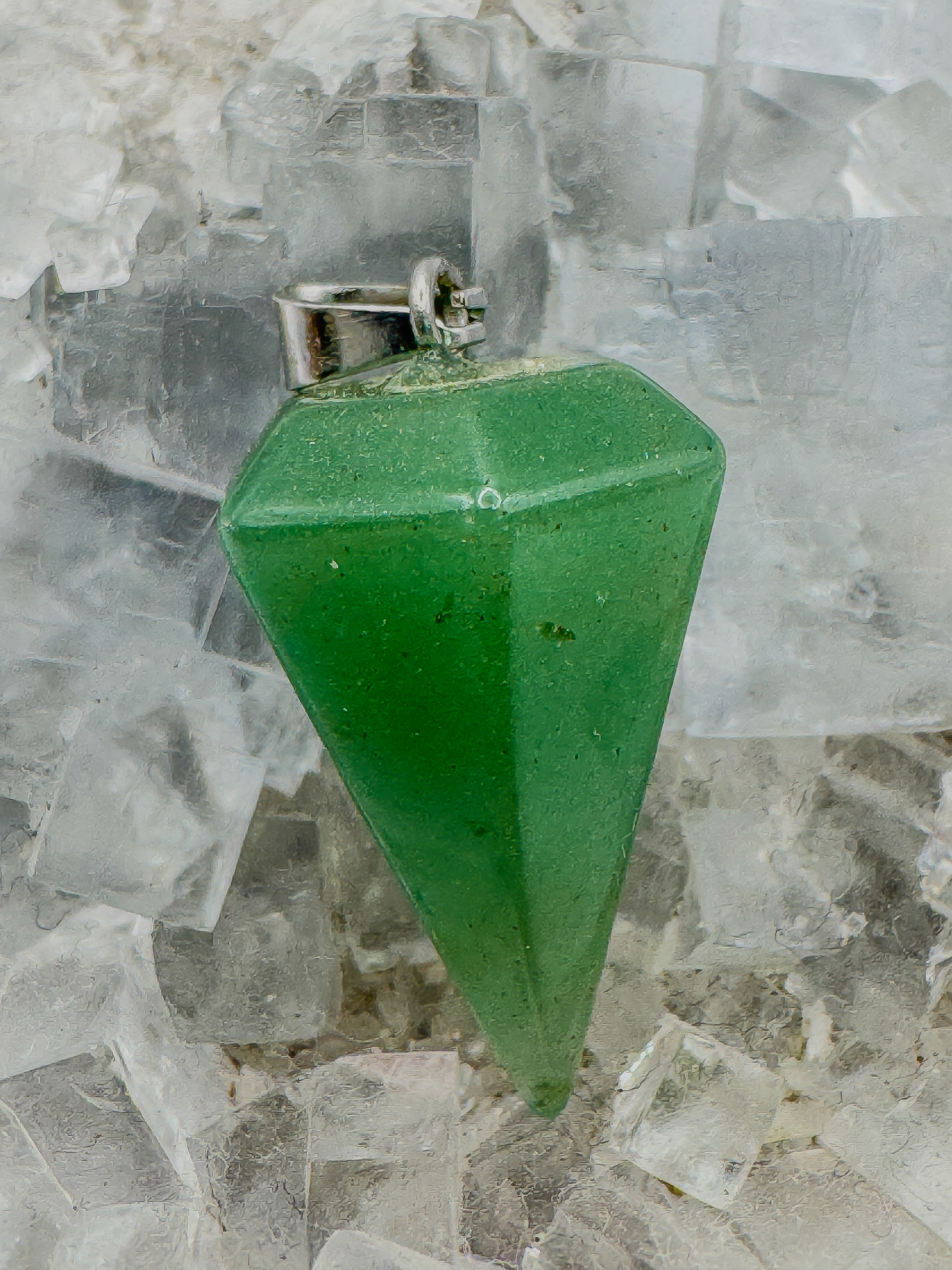 Colgante pendulo aventurina verde