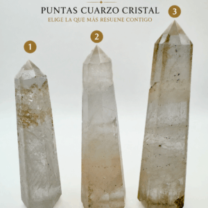 Puntas Cuarzo Cristal