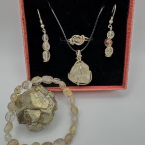 Conjunto Cuarzo Rutilado