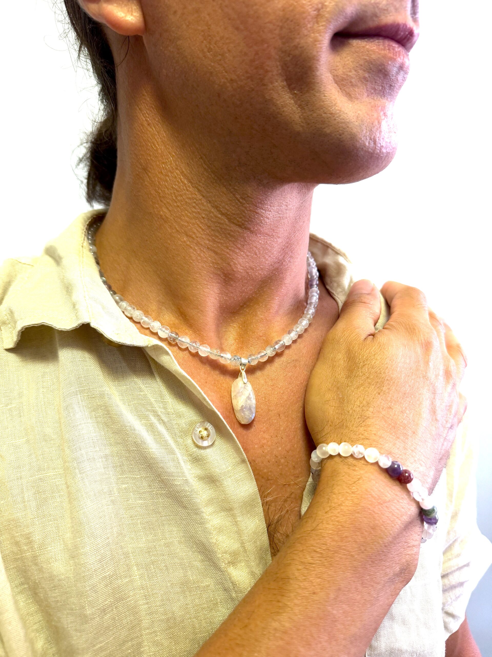 Pack Collar y Pulsera “Corona de Luz”