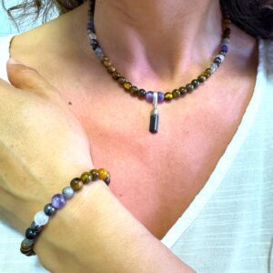 Pack Collar y Pulsera Escudo de luz (protección) 