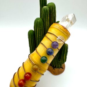 Varita de Poder Cuarzo Cristal (12cm)