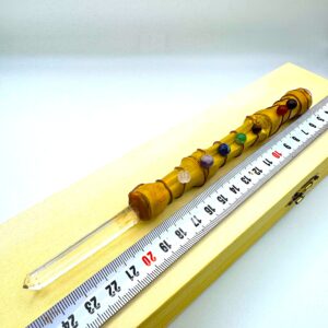 Varita de Poder Cuarzo Cristal (20cm)