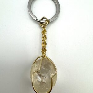 Llavero de cuarzo cristal