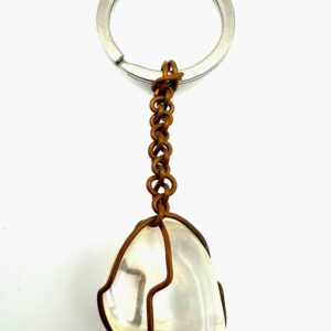 Llavero de cuarzo cristal